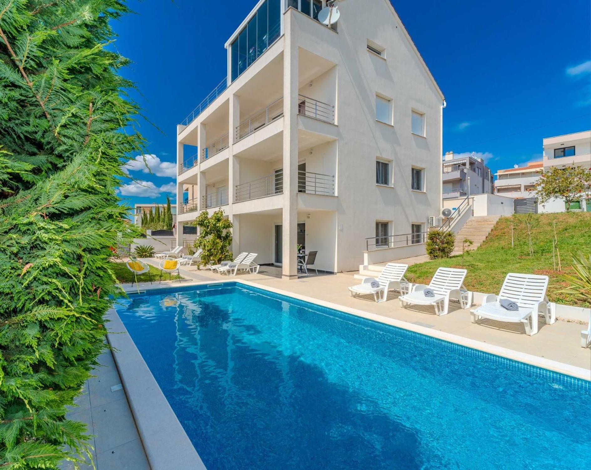 Apartment Deluxe Villa Carlotta Zadar Exteriör bild