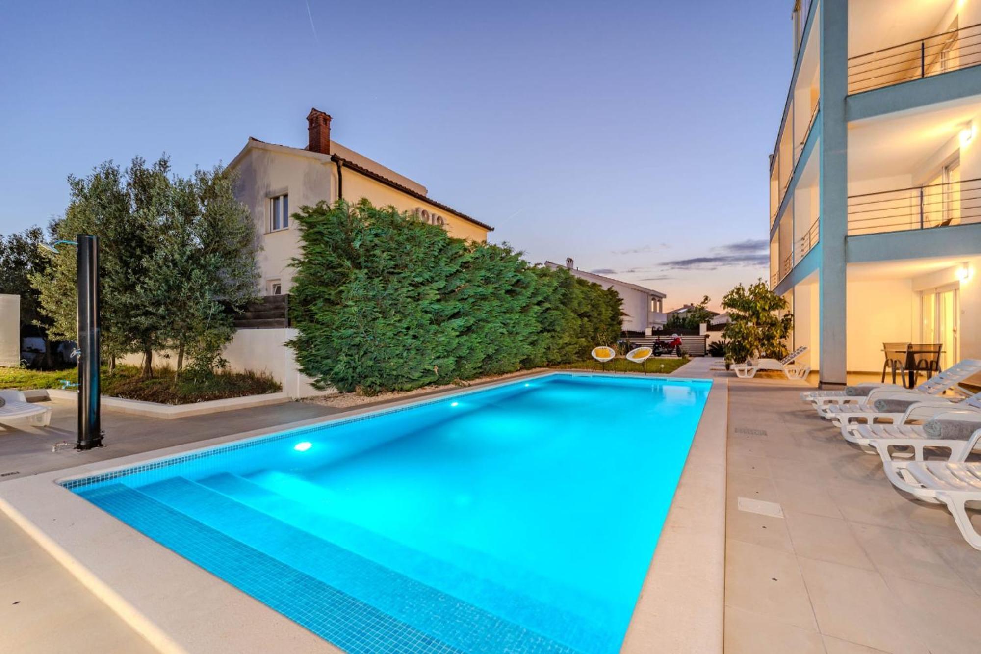 Apartment Deluxe Villa Carlotta Zadar Exteriör bild