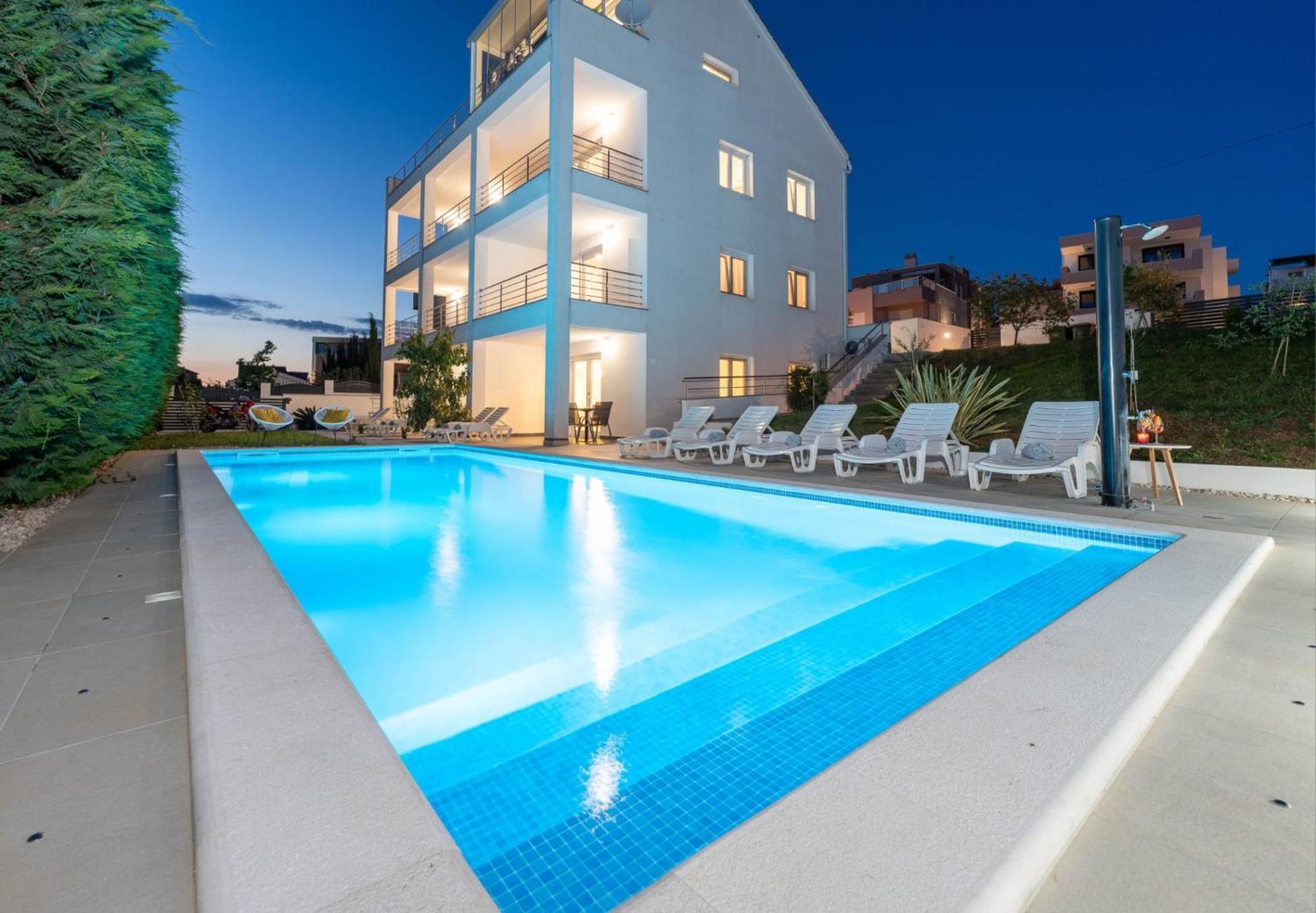 Apartment Deluxe Villa Carlotta Zadar Exteriör bild